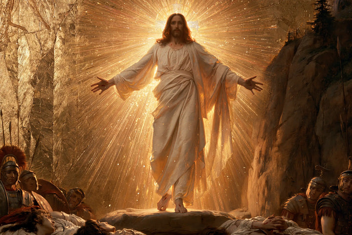 The Resurrection of Jesus Christ — Radiance between Tree and Rock