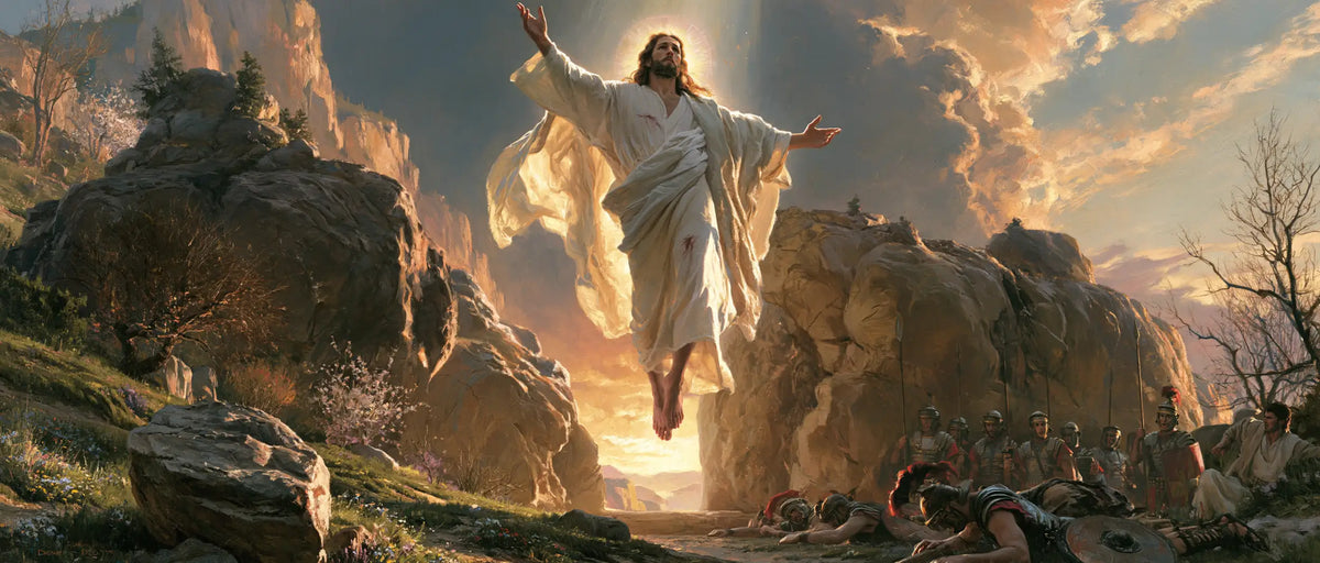 The Resurrection of Jesus Christ — The Raised Hand in the Bright Valley