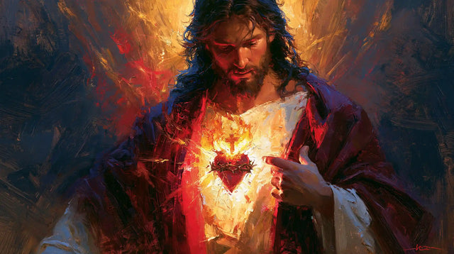 Sacred Heart of Jesus – Expressionist · Landscape no. 3