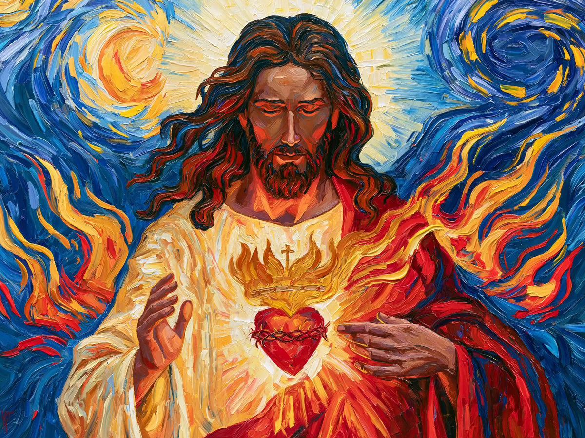 Sacred Heart of Jesus – Post-Impressionist · Landscape no. 6