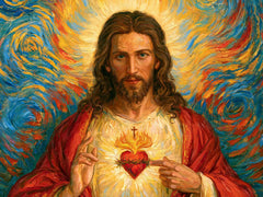 Sacred Heart of Jesus – Post-Impressionist · Landscape no. 8