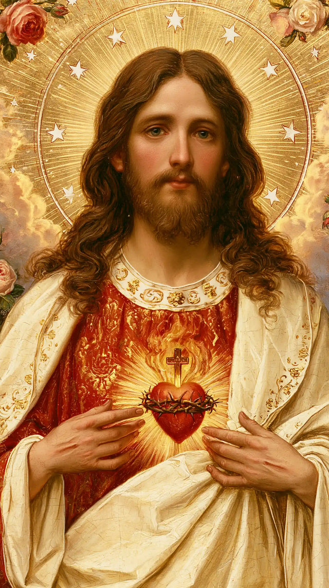 Sacred Heart of Jesus – Symbolist · Portrait no. 8