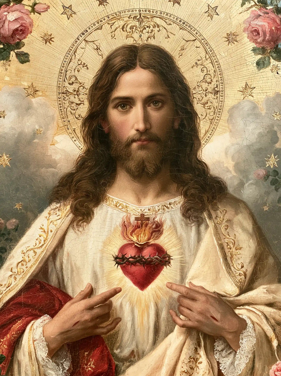 Sacred Heart of Jesus – Symbolist · Portrait no. 9