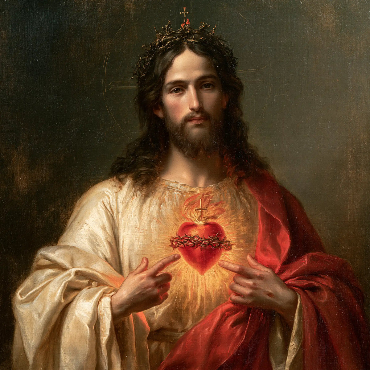 The Sacred Heart of Jesus — The Heart Beneath the Fragile Crown