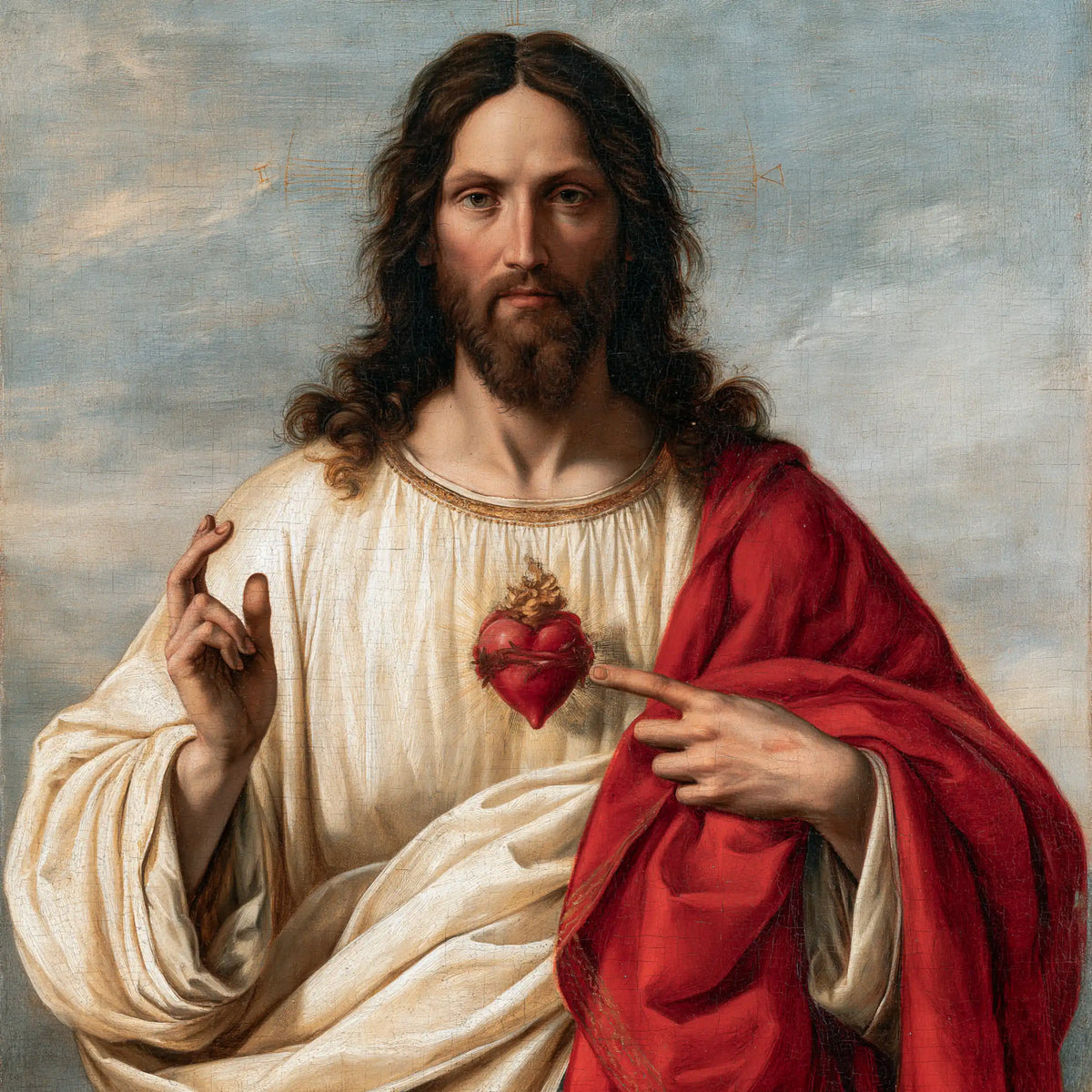 Sacred Heart of Jesus - Florentine Renaissance · Square n° 8