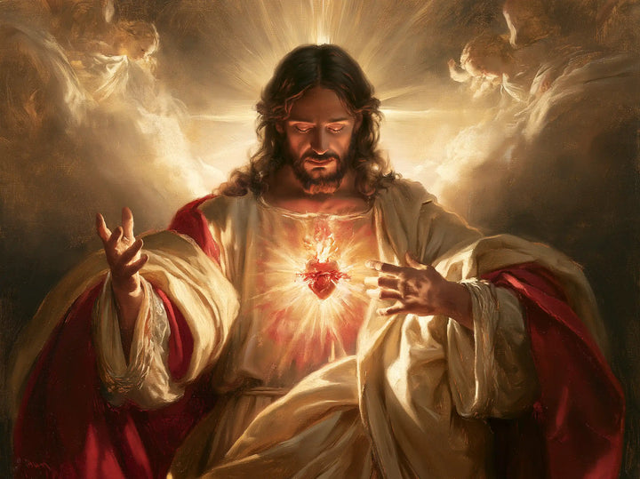 Sacred Heart of Jesus - Jesus as Divine Light · Landscape n° 8