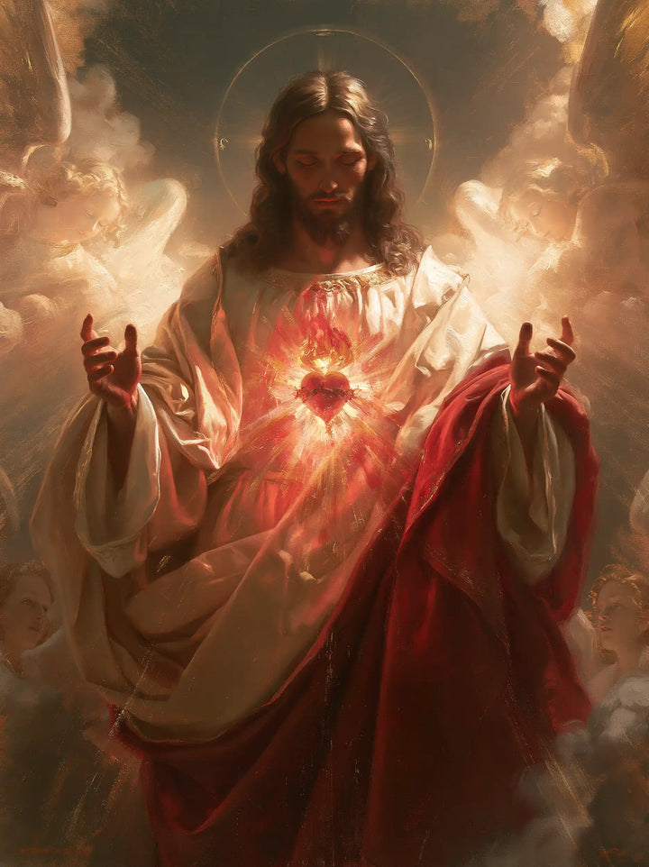 The Sacred Heart of Jesus — Contemplation Among the Angels