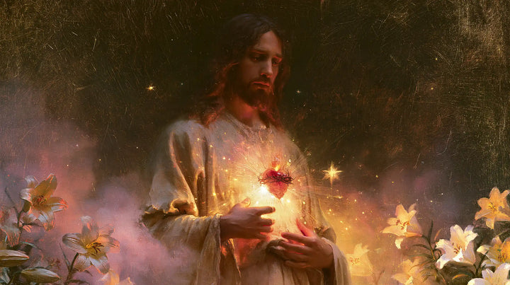 The Sacred Heart of Jesus — The Ember in the Mauve Mist