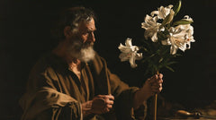 Saint Joseph – Caravaggio Tenebrism · Landscape no. 6