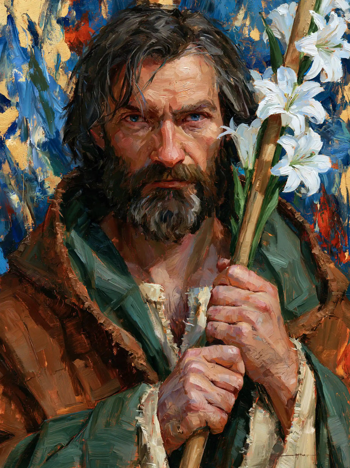 Saint Joseph – Expressionist · Portrait no. 15