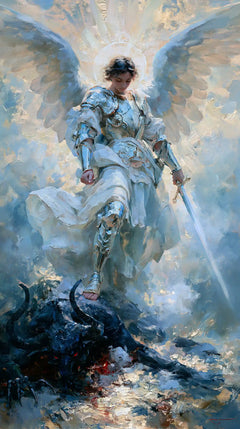 Saint Michael the Archangel – Impressionist · Portrait no. 2