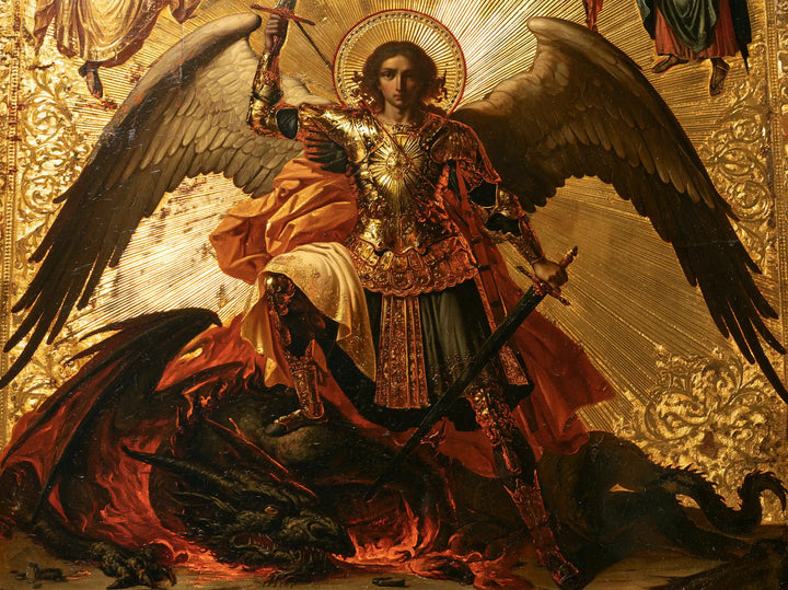 Saint Michael the Archangel – Sacred Gold · Landscape no. 4