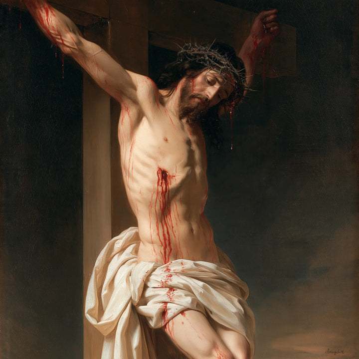 The Crucifixion – Nocturnal Prayer Beneath the Cross