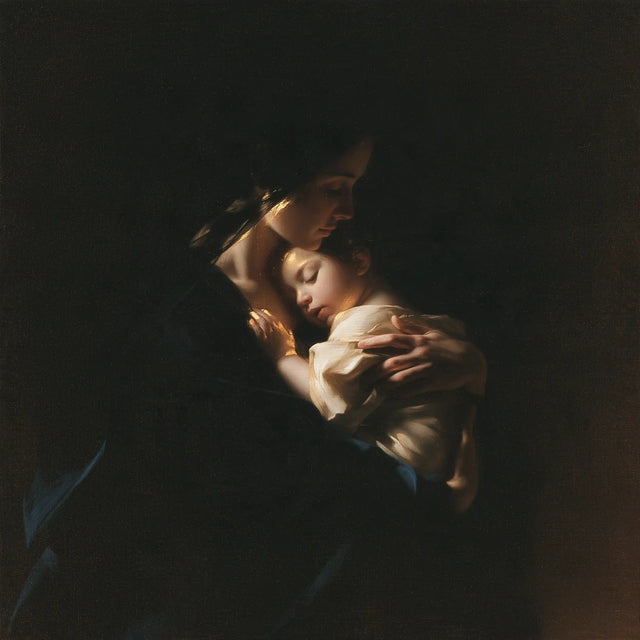 The Virgin and Child — Sleep at the Edge of the Embrace
