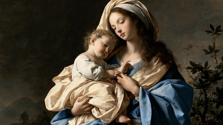 Virgin Mary and Child Jesus - Florentine Renaissance · Landscape n° 17