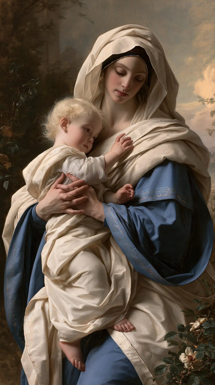 Virgin Mary and Child Jesus - Florentine Renaissance · Portrait n° 27