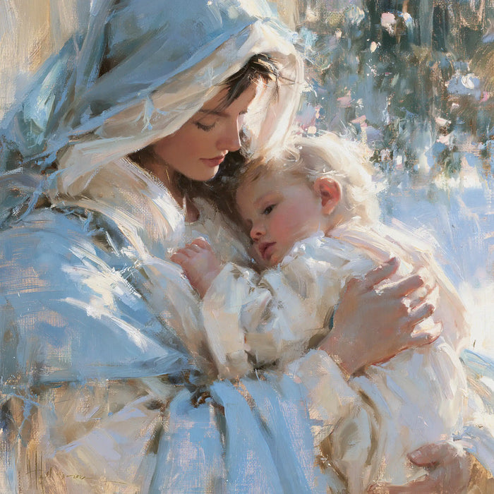 The Virgin and Child — The Shoulder Sheltered by a Hand
