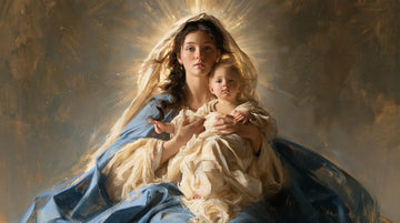 Virgin Mary and Child Jesus - Mary Presenting the Child Jesus · Landscape n° 19
