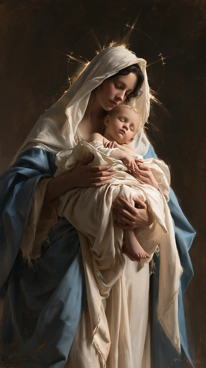 Virgin Mary and Child Jesus - Mary Presenting the Child Jesus · Portrait n° 26