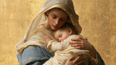 The Virgin and Child — Rest in the Gold-Speckled Mantle